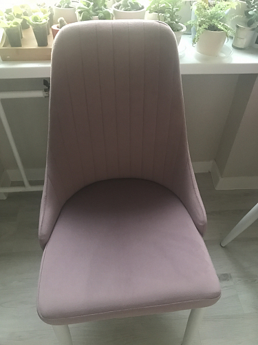 Стул на металлокаркасе Kora dark gray / black фото покупателя 486